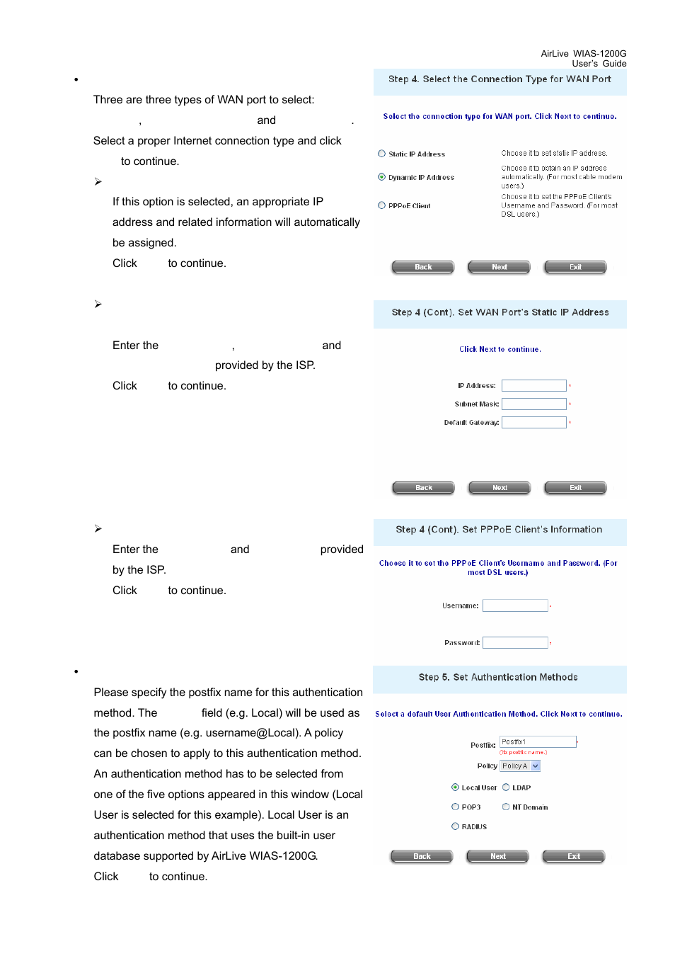 AirLive WIAS-1200G User Manual | Page 25 / 180