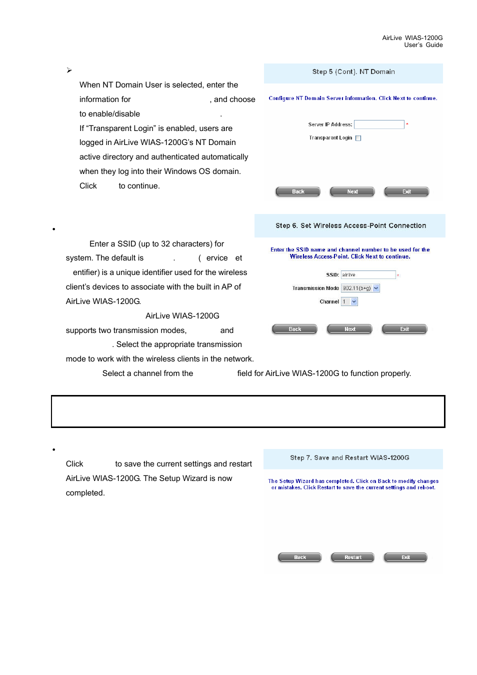 AirLive WIAS-1200G User Manual | Page 27 / 180