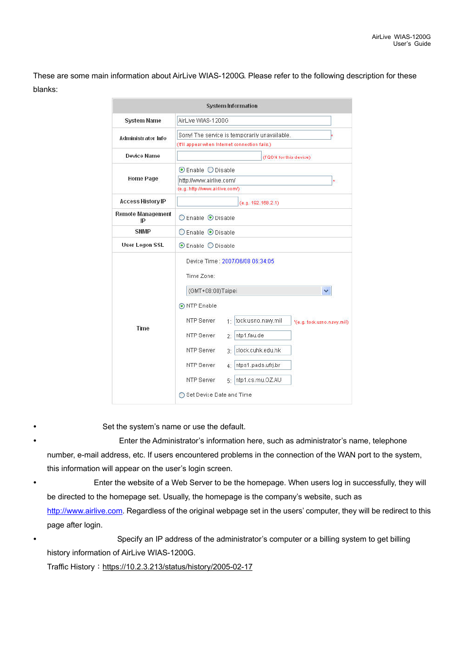 2 system information, System information | AirLive WIAS-1200G User Manual | Page 31 / 180