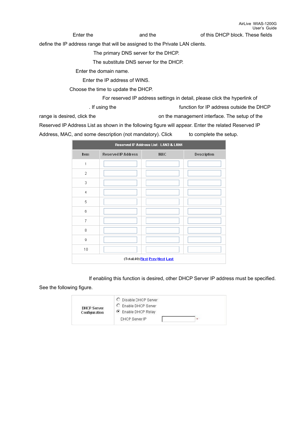 AirLive WIAS-1200G User Manual | Page 38 / 180