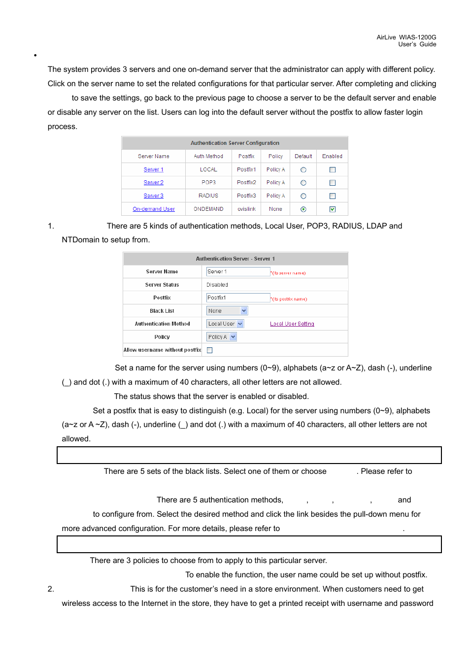 AirLive WIAS-1200G User Manual | Page 47 / 180