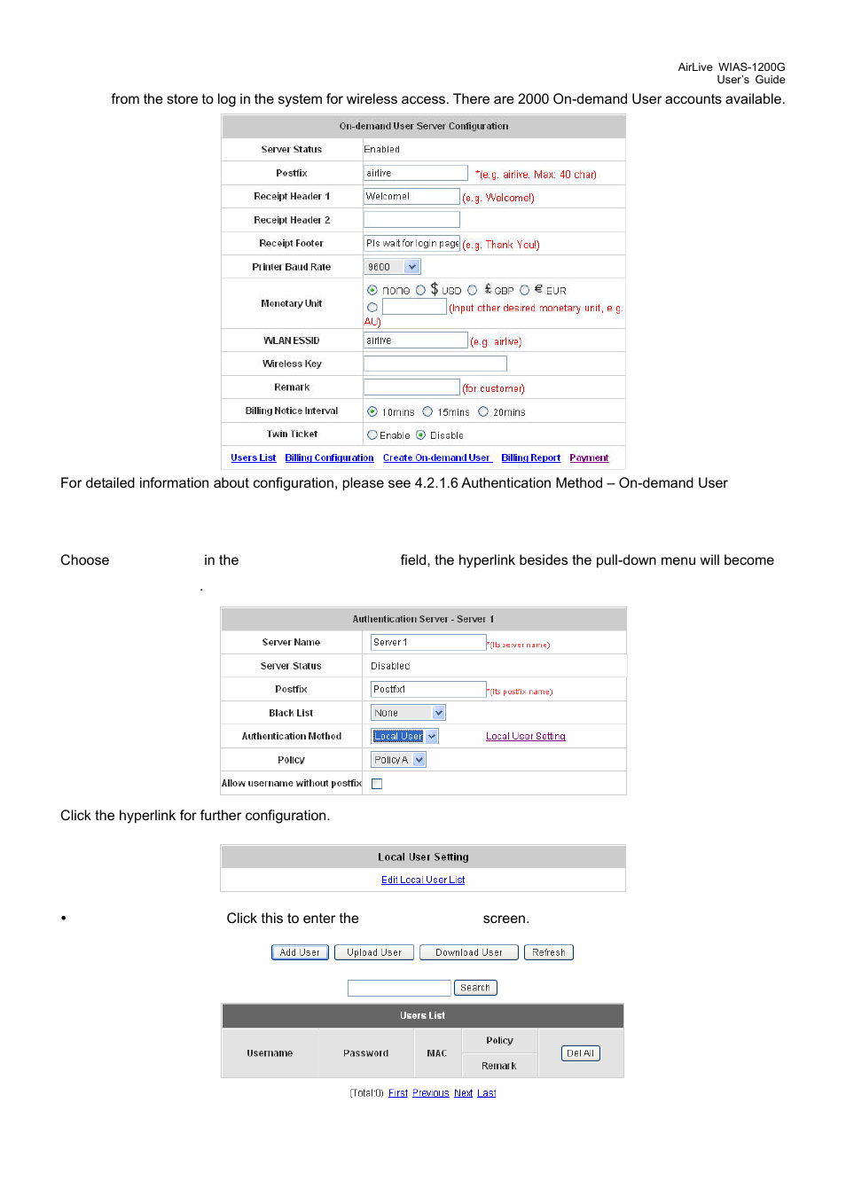 AirLive WIAS-1200G User Manual | Page 48 / 180