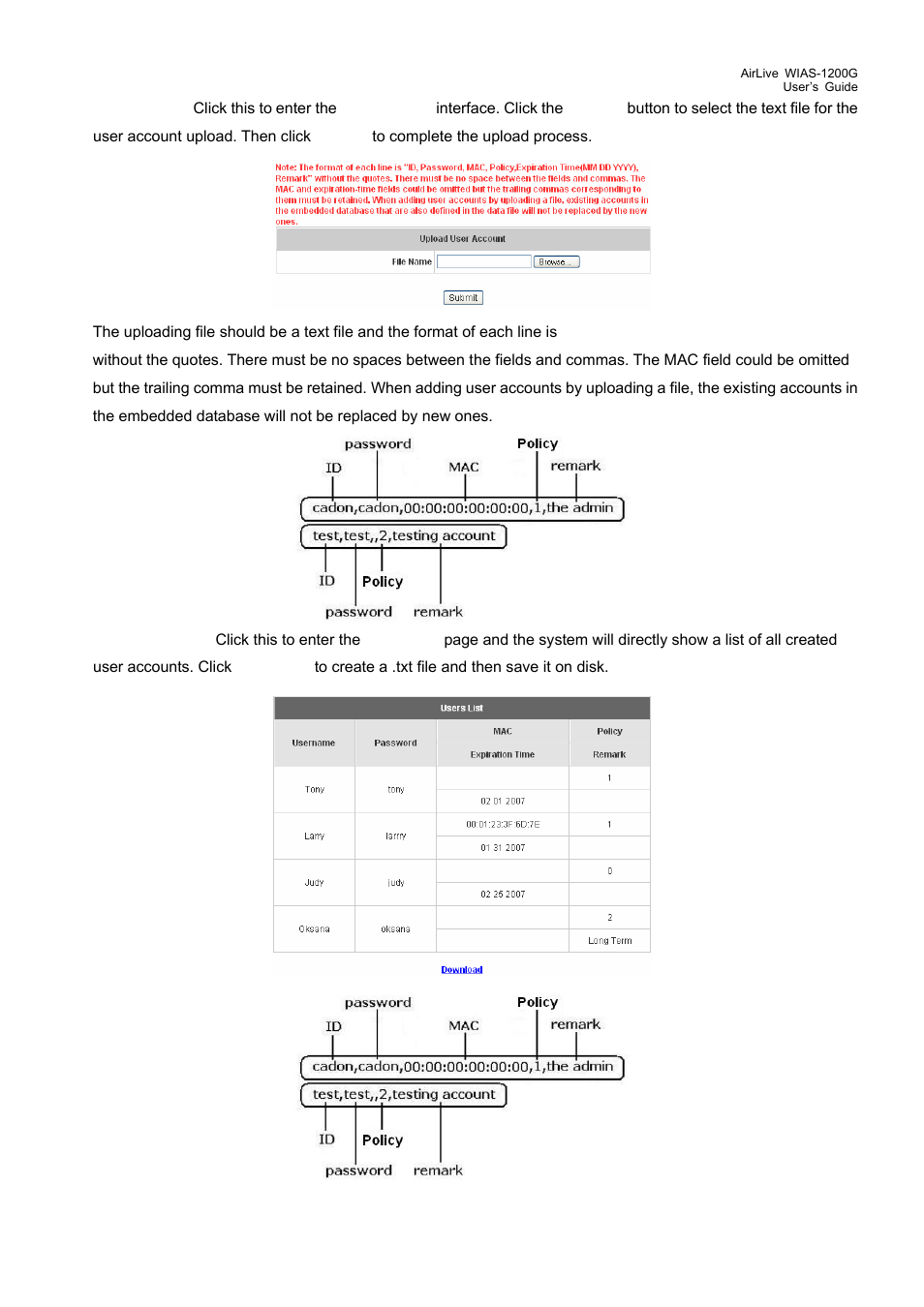 AirLive WIAS-1200G User Manual | Page 50 / 180