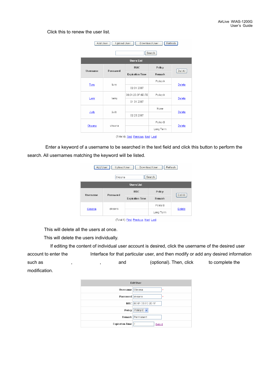 AirLive WIAS-1200G User Manual | Page 51 / 180