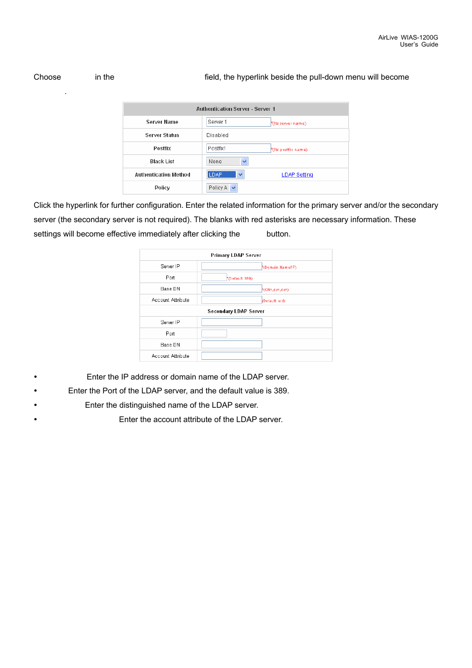 AirLive WIAS-1200G User Manual | Page 54 / 180