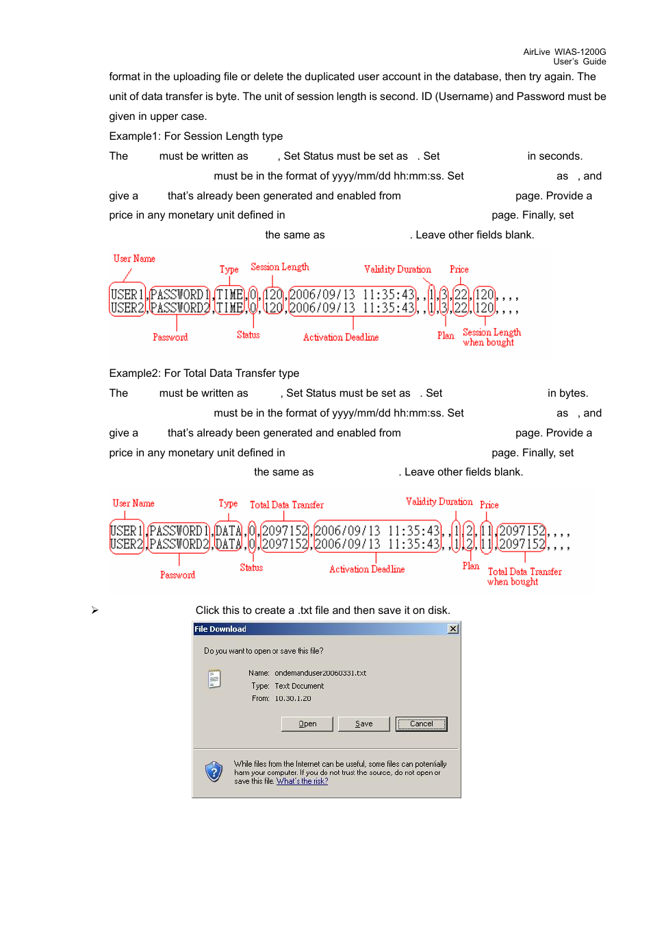 AirLive WIAS-1200G User Manual | Page 58 / 180