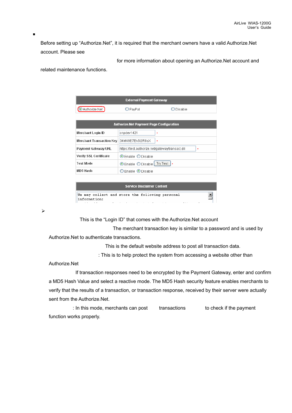 AirLive WIAS-1200G User Manual | Page 62 / 180