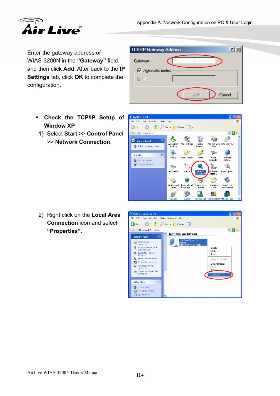 AirLive WIAS-3200N User Manual | Page 117 / 137