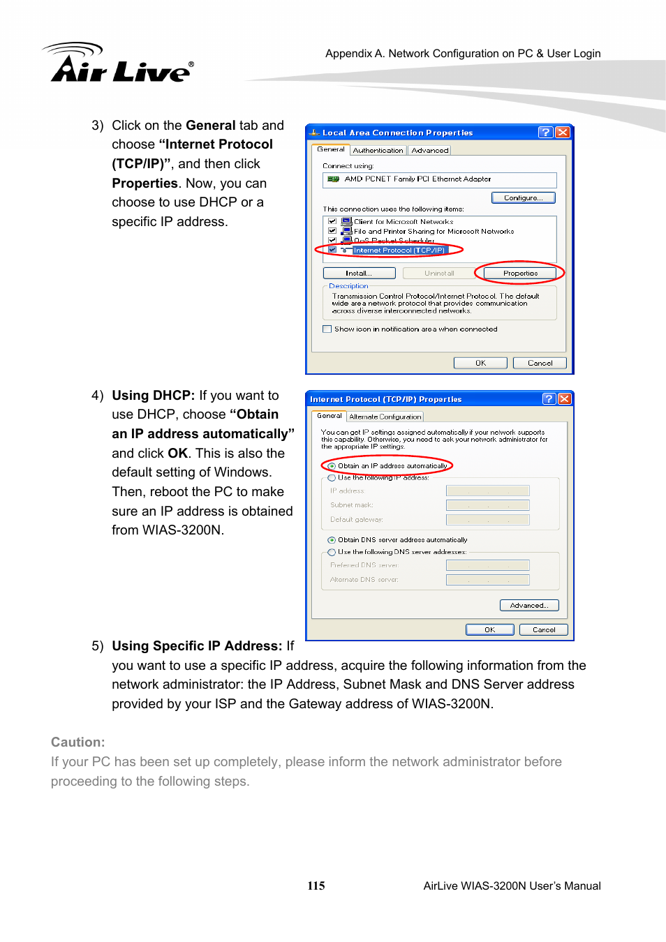 AirLive WIAS-3200N User Manual | Page 118 / 137