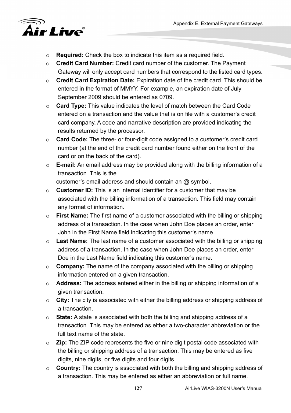 AirLive WIAS-3200N User Manual | Page 130 / 137