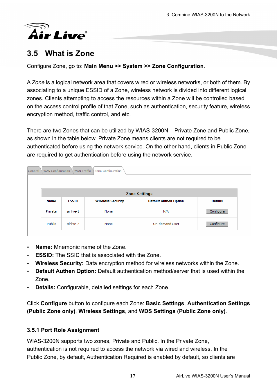 5 what is zone, What is zone | AirLive WIAS-3200N User Manual | Page 20 / 137