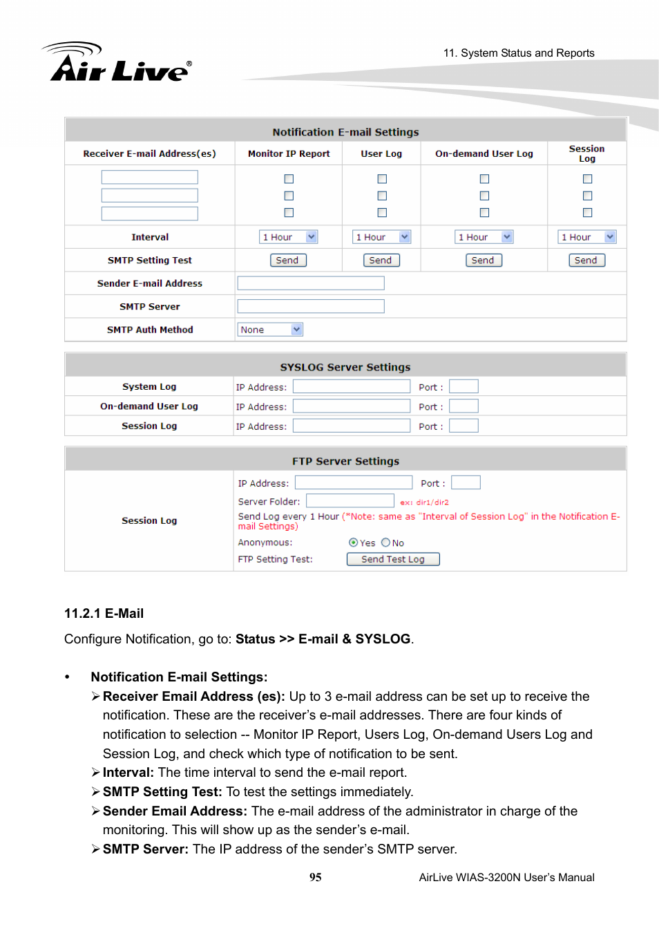 AirLive WIAS-3200N User Manual | Page 98 / 137