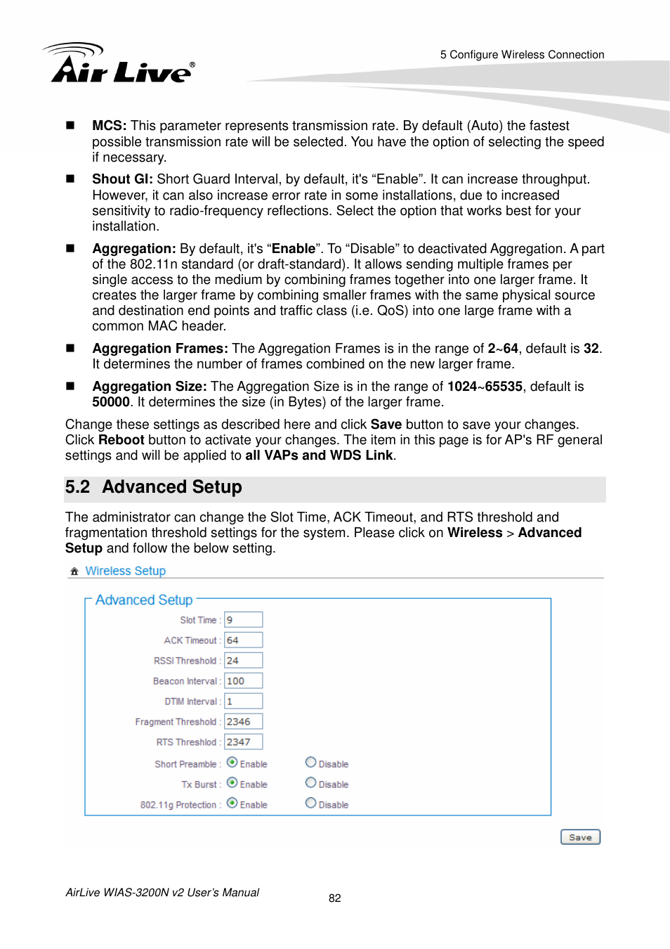 2 advanced setup, Dvanced, Etup | AirLive WIAS-3200N v2 User Manual | Page 88 / 170
