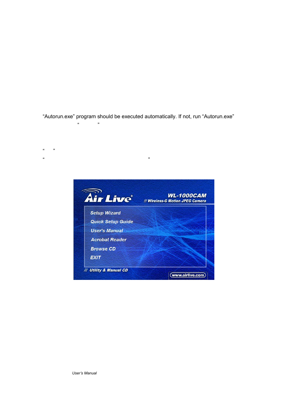 Chapter 3: software installation | AirLive WL-1000CAM User Manual | Page 11 / 69