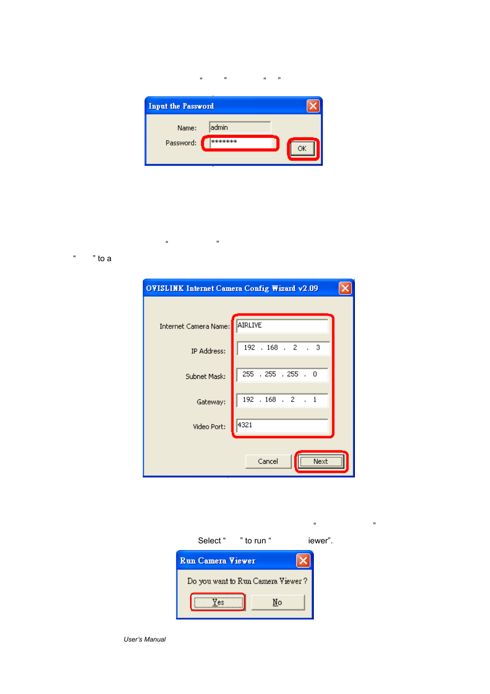 Chapter 4: using the administrator utility | AirLive WL-1000CAM User Manual | Page 15 / 69