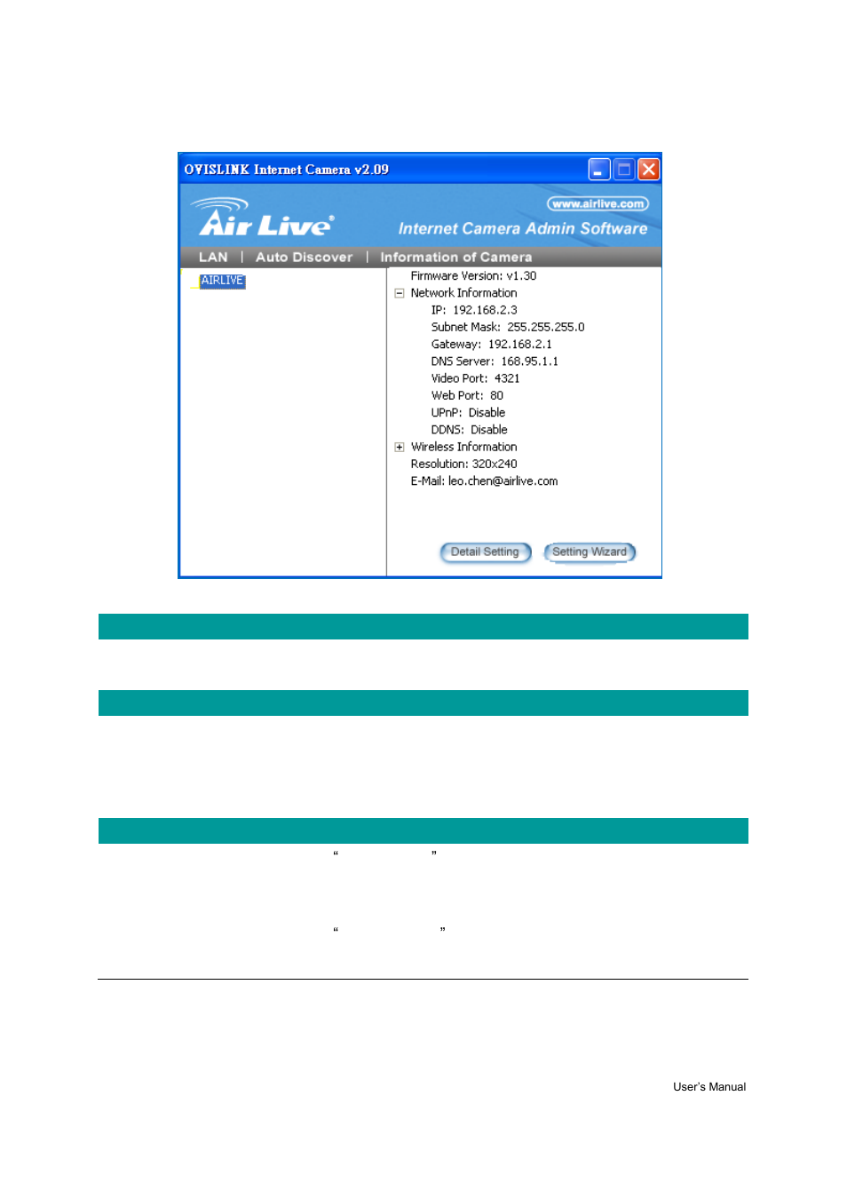 2-1 network setting, 1 general setting | AirLive WL-1000CAM User Manual | Page 18 / 69