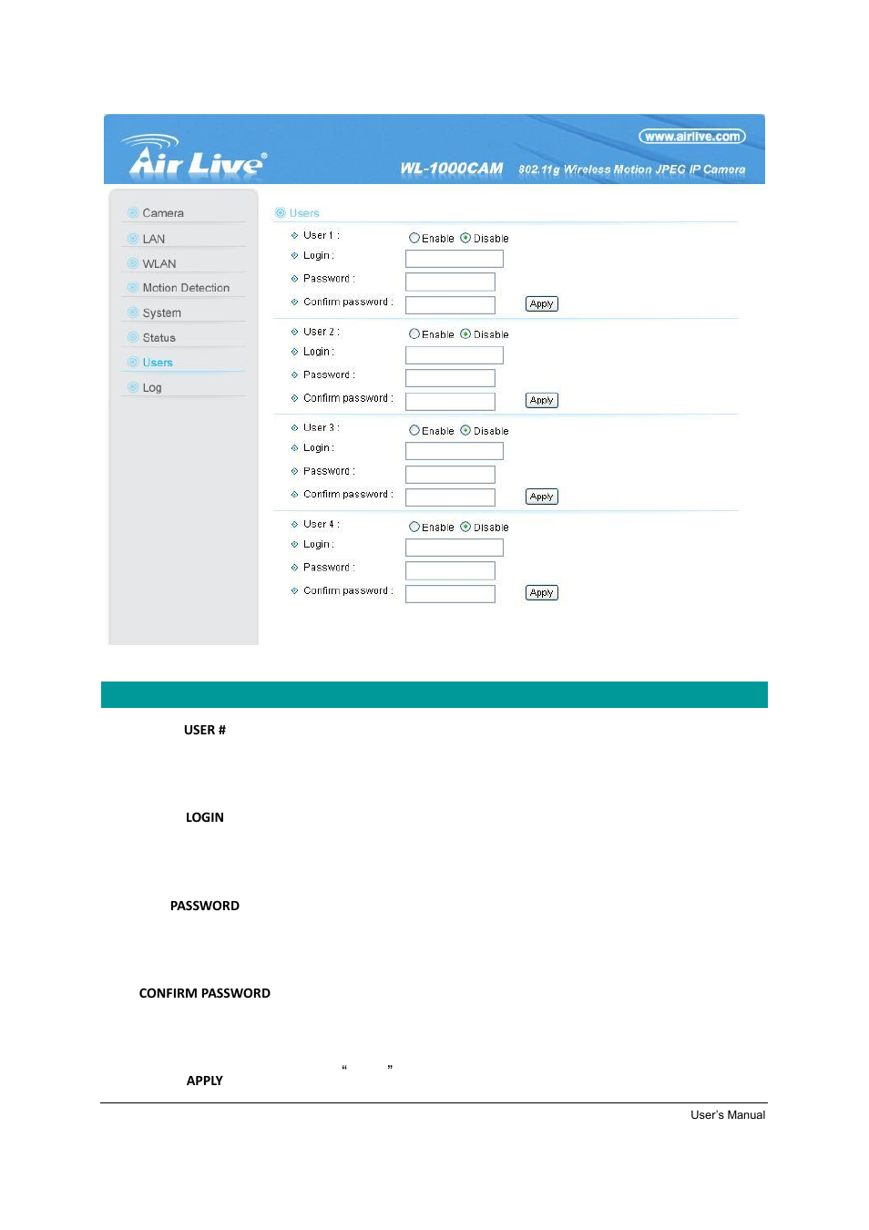 Chapter 7: frequently asked questions | AirLive WL-1000CAM User Manual | Page 66 / 69