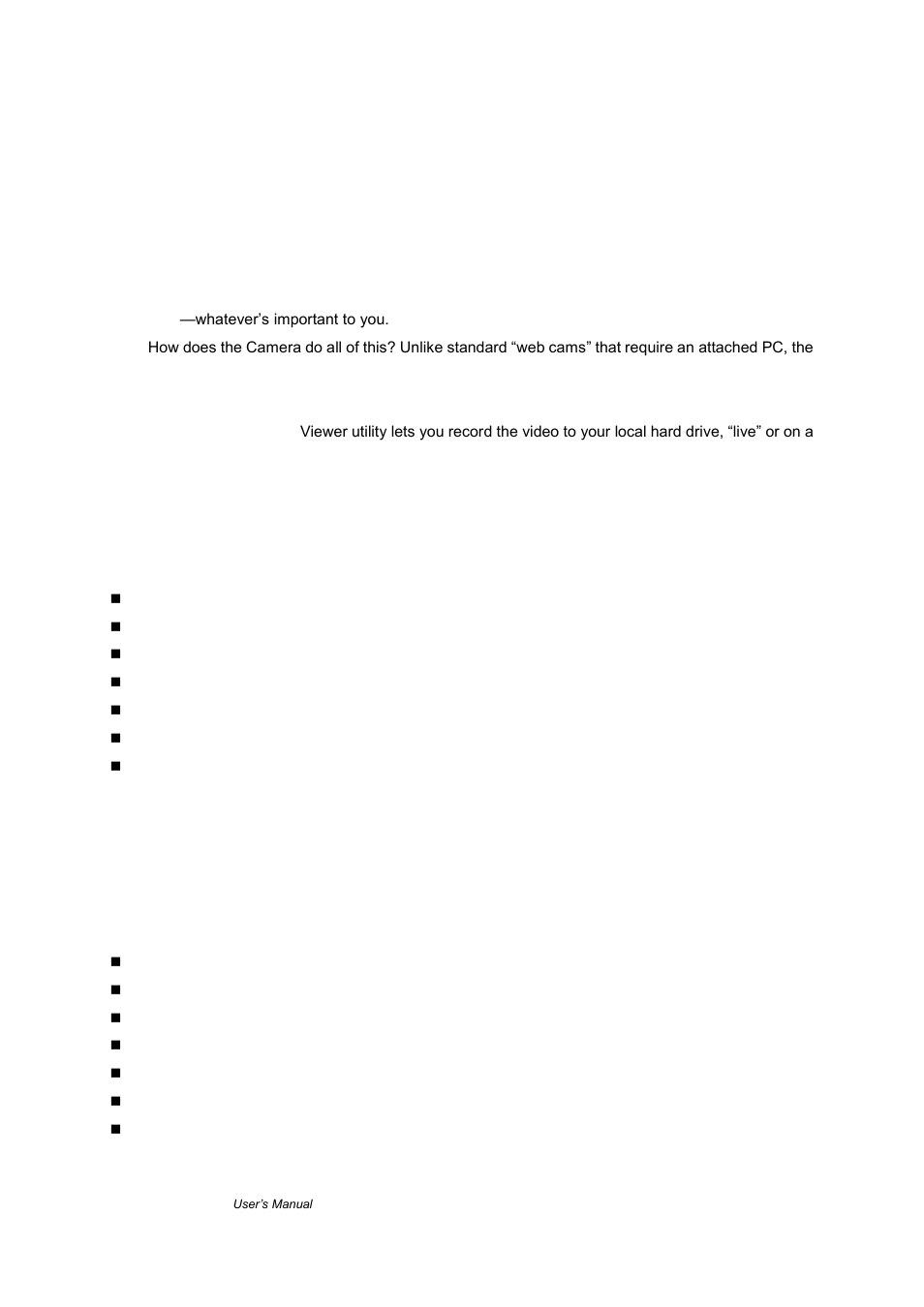 Amera, Orts, Chapter 1: product information | 1 introduction, 2 package content, 3 system requirements | AirLive WL-1000CAM User Manual | Page 7 / 69