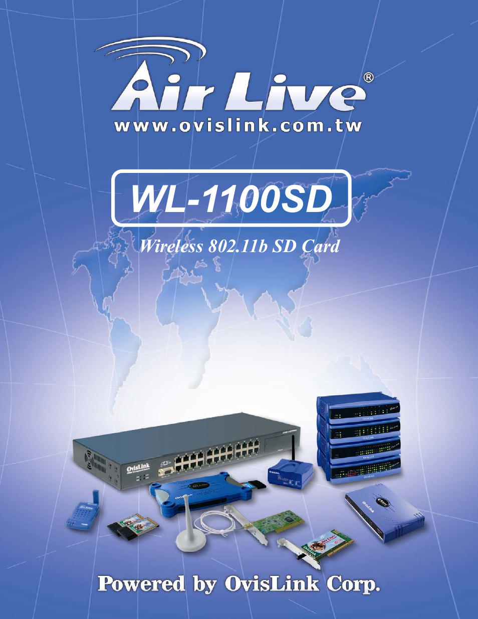 AirLive WL-1100SD User Manual | 12 pages