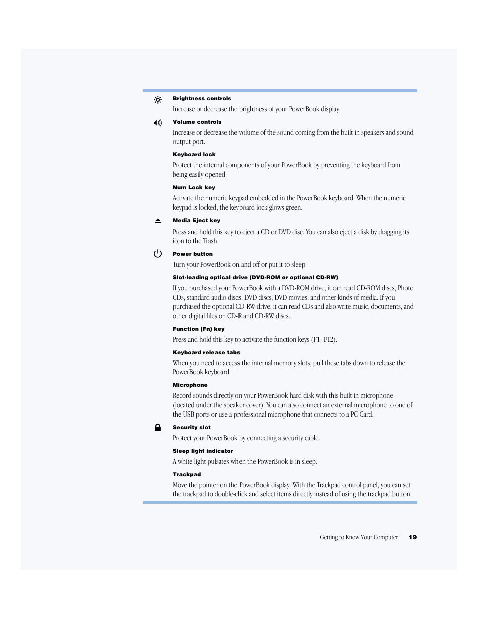 Apple BookG4 Computer User Manual | Page 19 / 104
