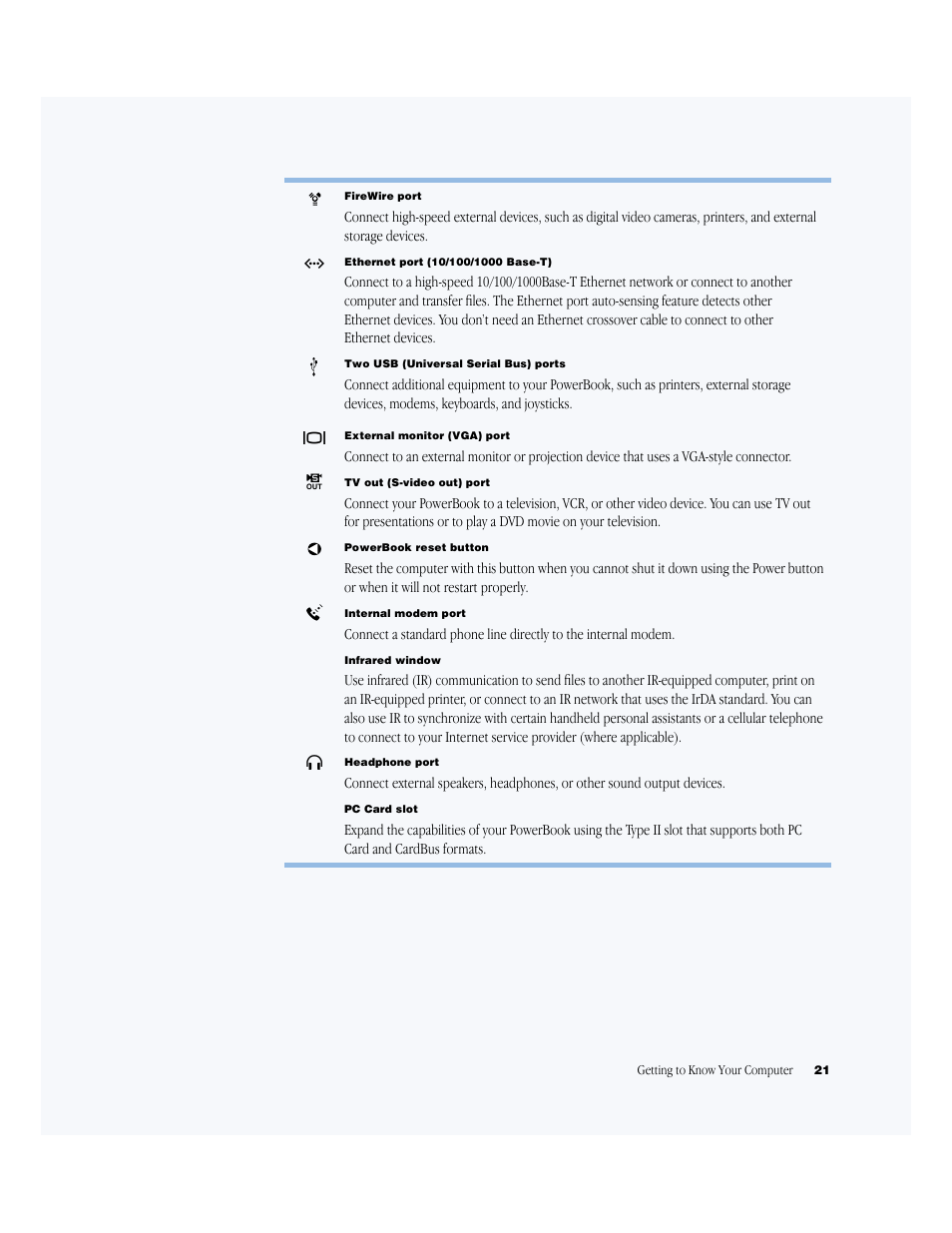 Apple BookG4 Computer User Manual | Page 21 / 104