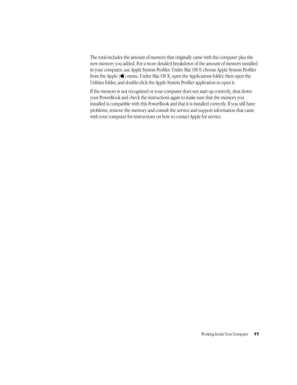 Apple BookG4 Computer User Manual | Page 77 / 104