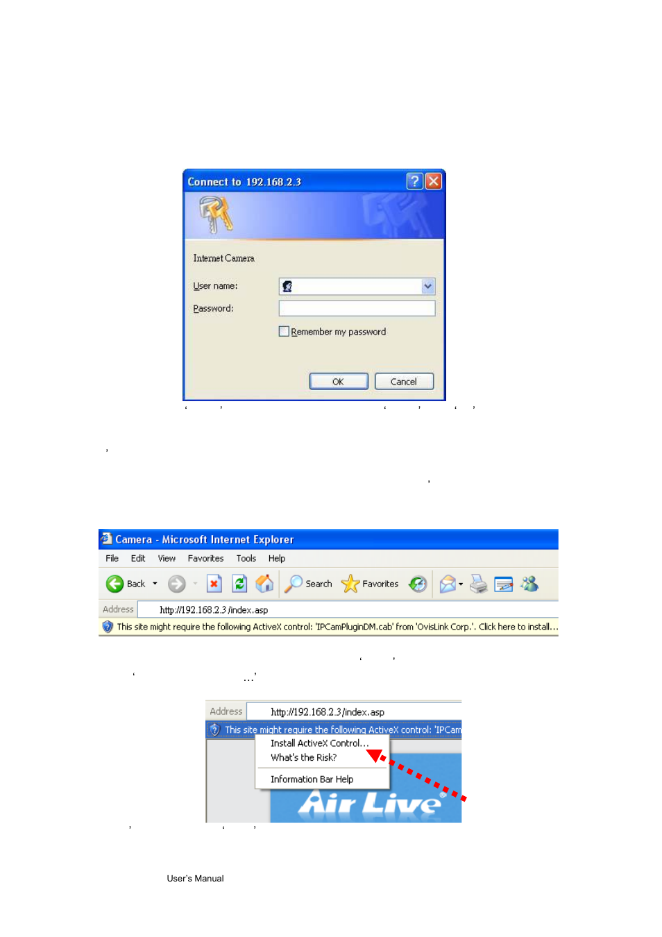 8 log onto web management interface | AirLive WL-1200CAM User Manual | Page 17 / 88
