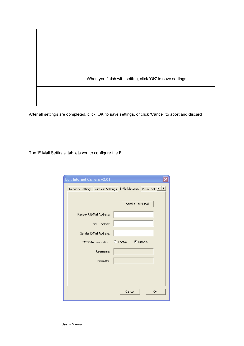 3 e-mail settings | AirLive WL-1200CAM User Manual | Page 61 / 88