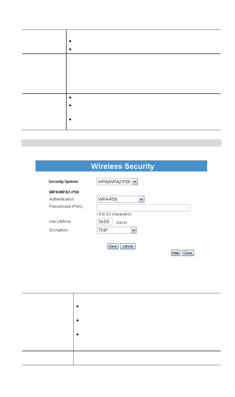Wireless security - wpa/wpa2-psk, Data - wpa/wpa2-psk screen | AirLive WL-1600GL User Manual | Page 27 / 115