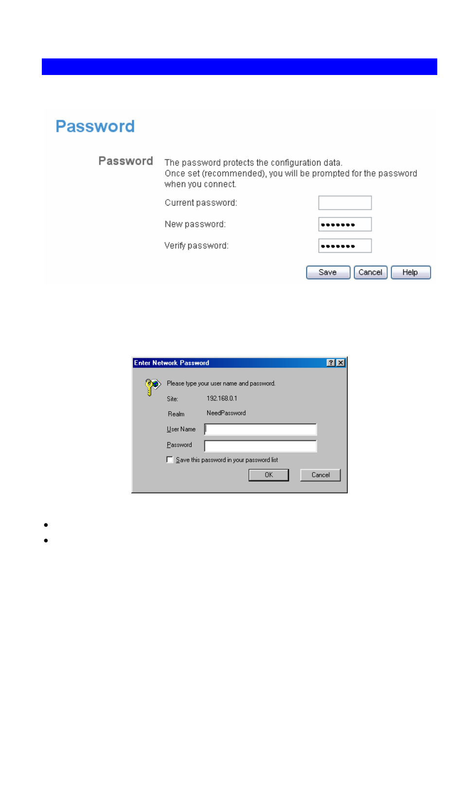 Password screen | AirLive WL-1600GL User Manual | Page 30 / 115