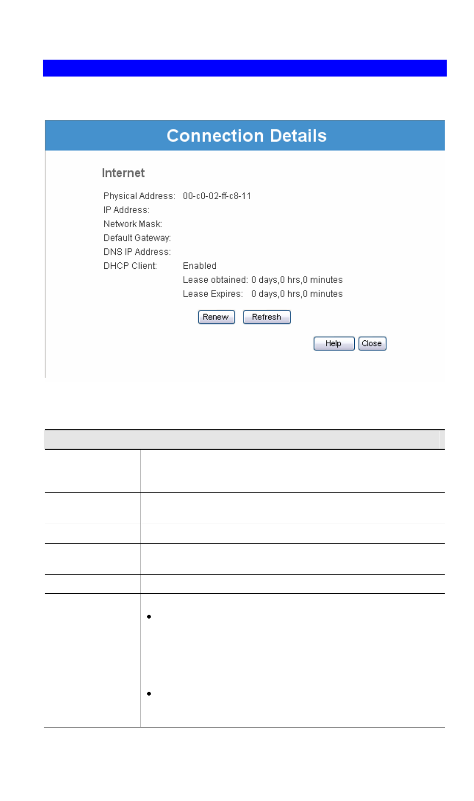 Connection details - fixed/dynamic ip address, Data - fixed/dynamic ip address screen | AirLive WL-1600GL User Manual | Page 58 / 115