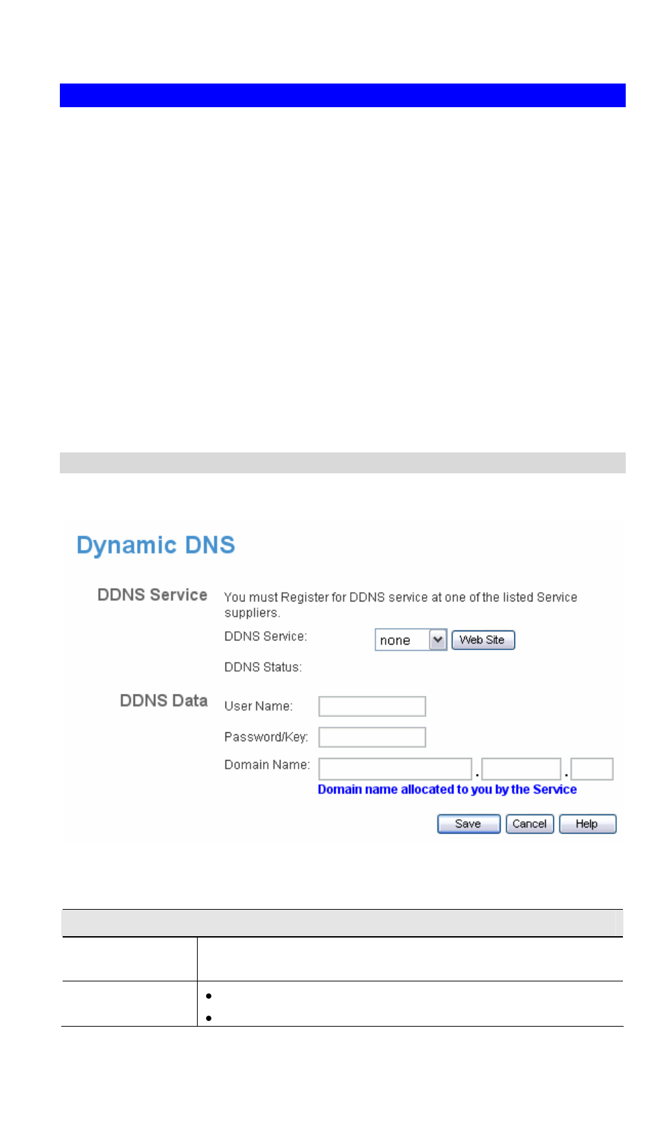 Dynamic dns (domain name server), Dynamic dns screen, Data - dynamic dns screen | Ddns service | AirLive WL-1600GL User Manual | Page 66 / 115
