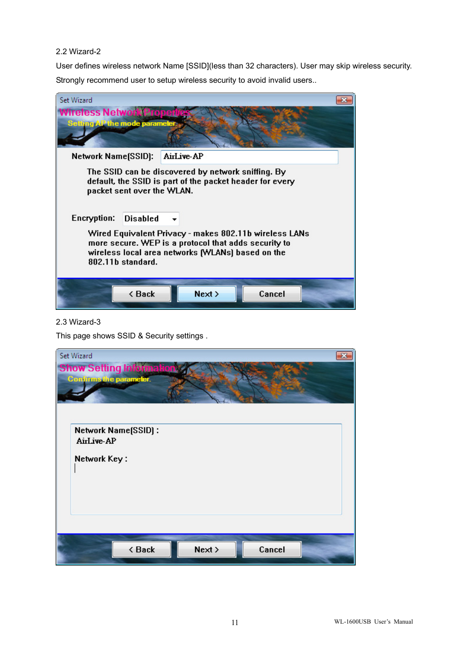 AirLive WL-1600USB User Manual | Page 15 / 34