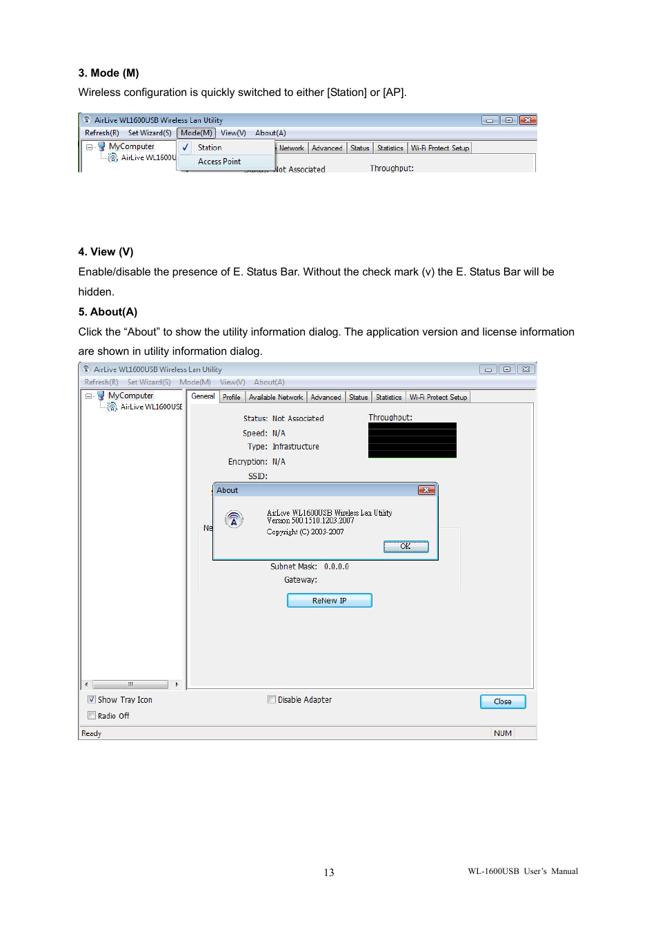 AirLive WL-1600USB User Manual | Page 17 / 34