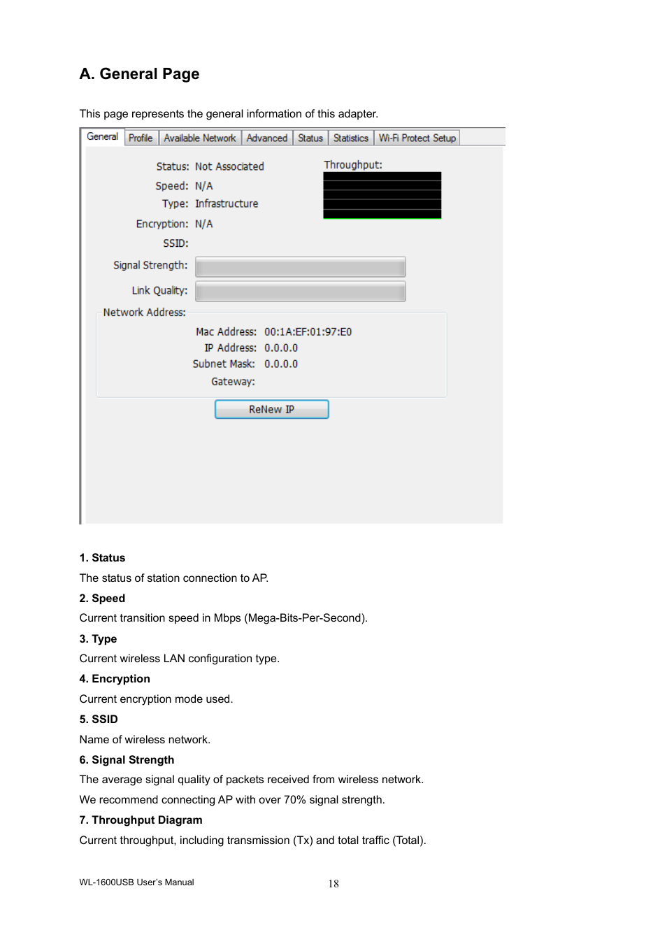 A. general page | AirLive WL-1600USB User Manual | Page 22 / 34