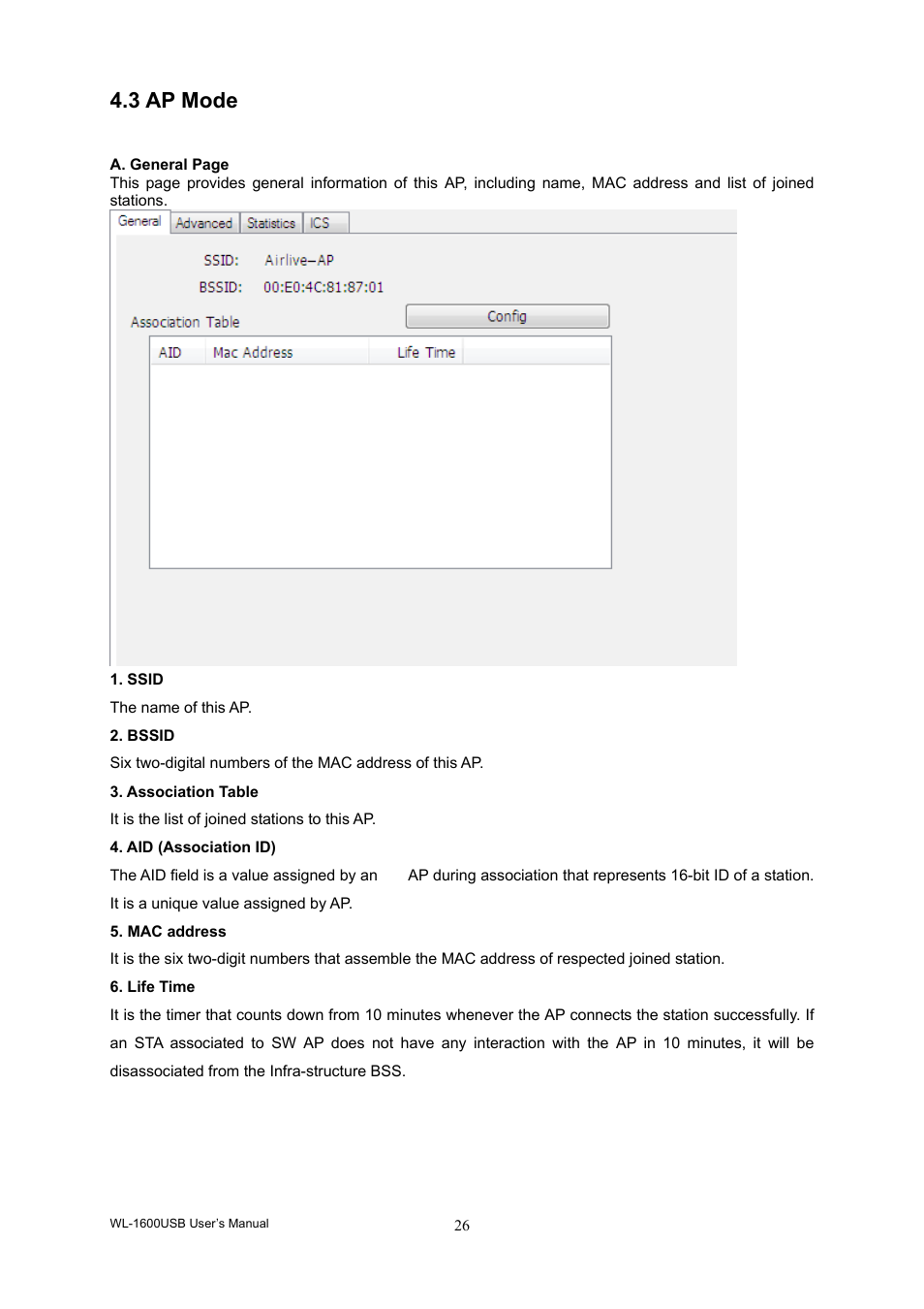 3 ap mode | AirLive WL-1600USB User Manual | Page 30 / 34