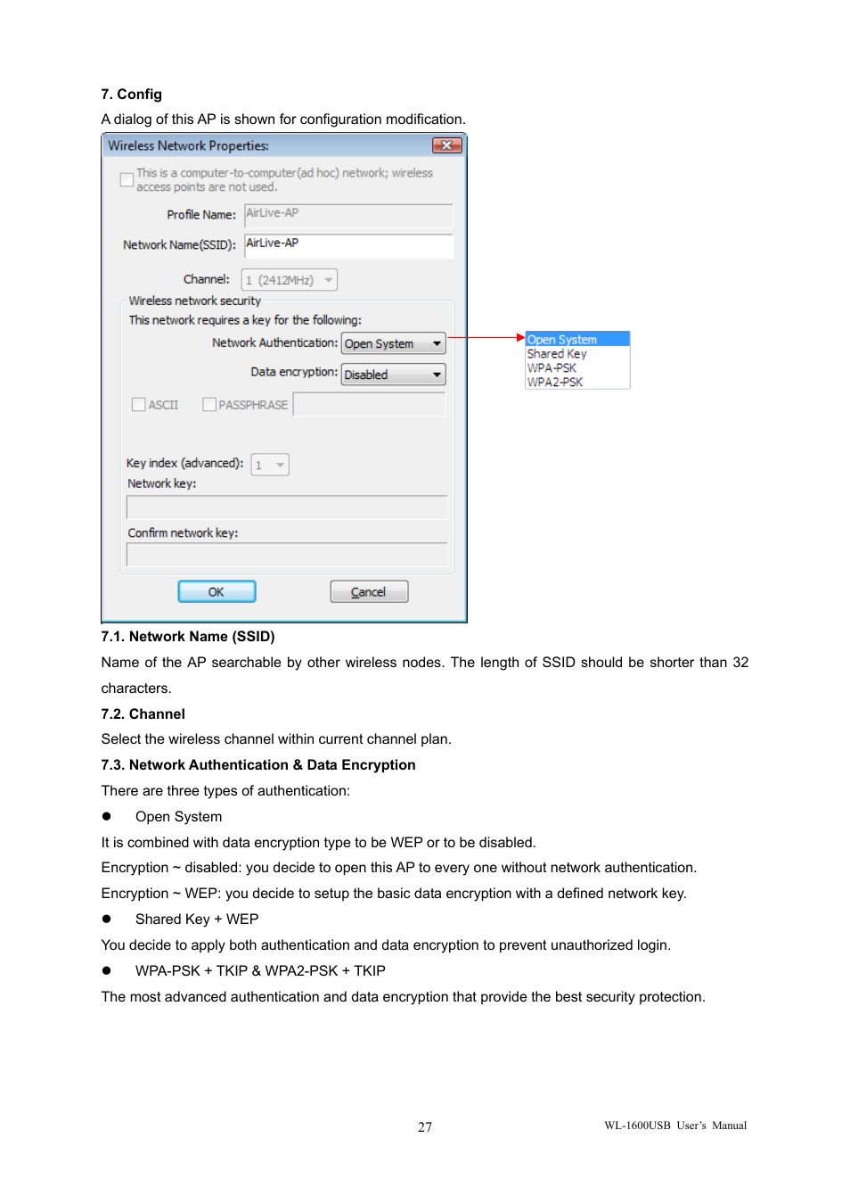 AirLive WL-1600USB User Manual | Page 31 / 34