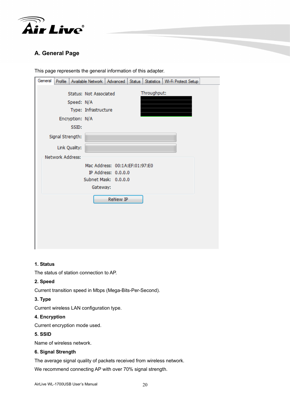 AirLive WL-1700USB User Manual | Page 22 / 32