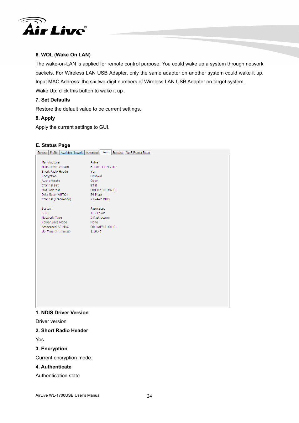 AirLive WL-1700USB User Manual | Page 26 / 32