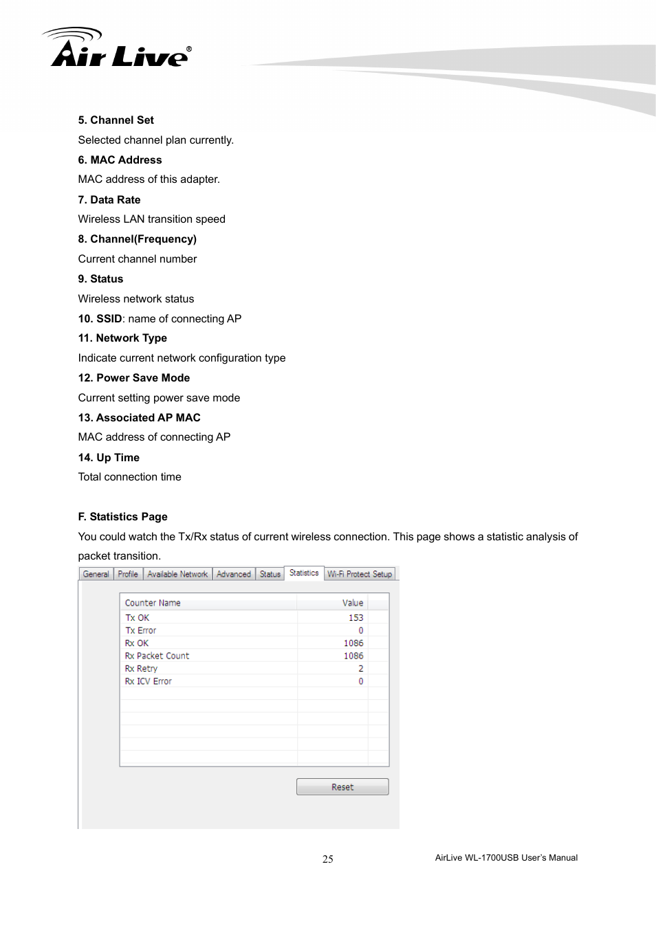 AirLive WL-1700USB User Manual | Page 27 / 32