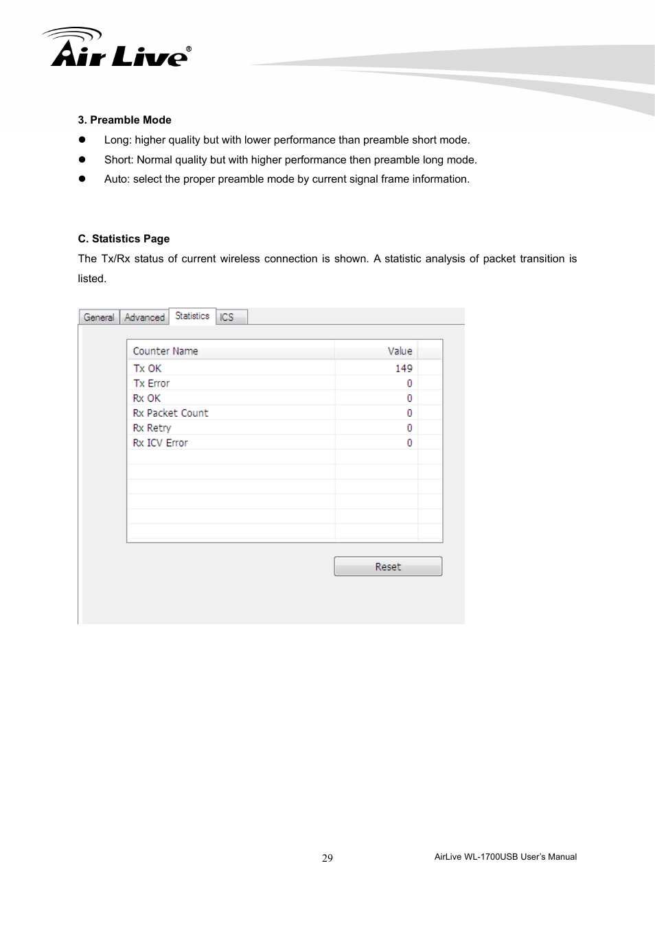 AirLive WL-1700USB User Manual | Page 31 / 32