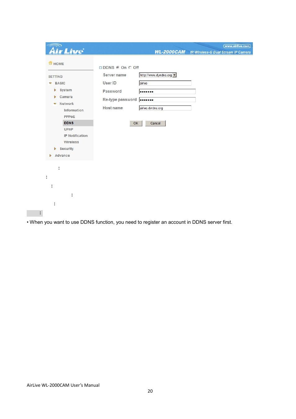 AirLive WL-2000CAM User Manual | Page 23 / 43