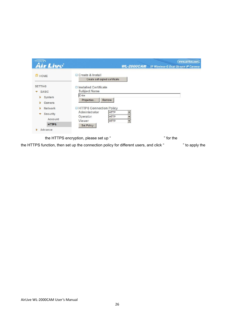 AirLive WL-2000CAM User Manual | Page 29 / 43