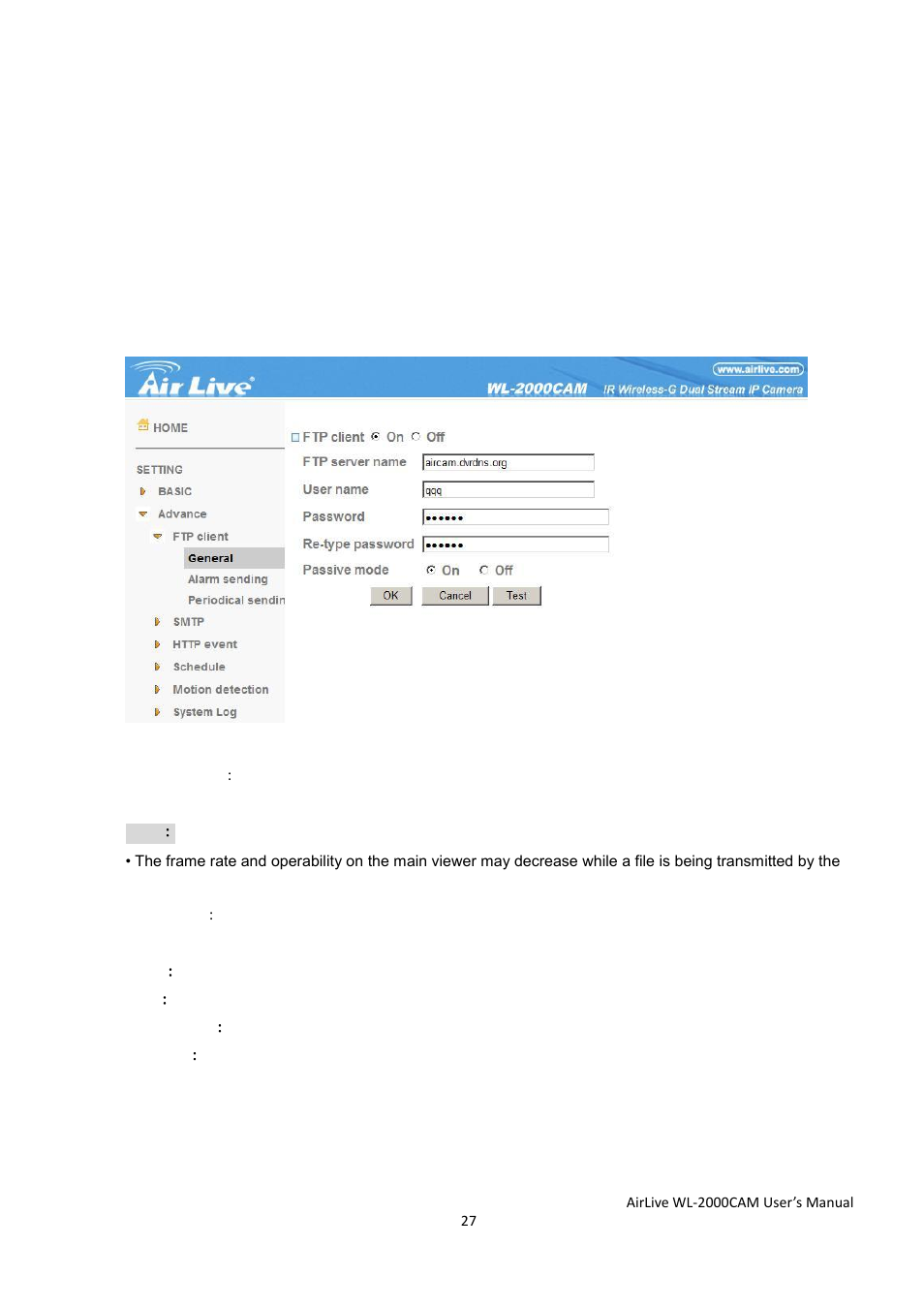 2 advance | AirLive WL-2000CAM User Manual | Page 30 / 43