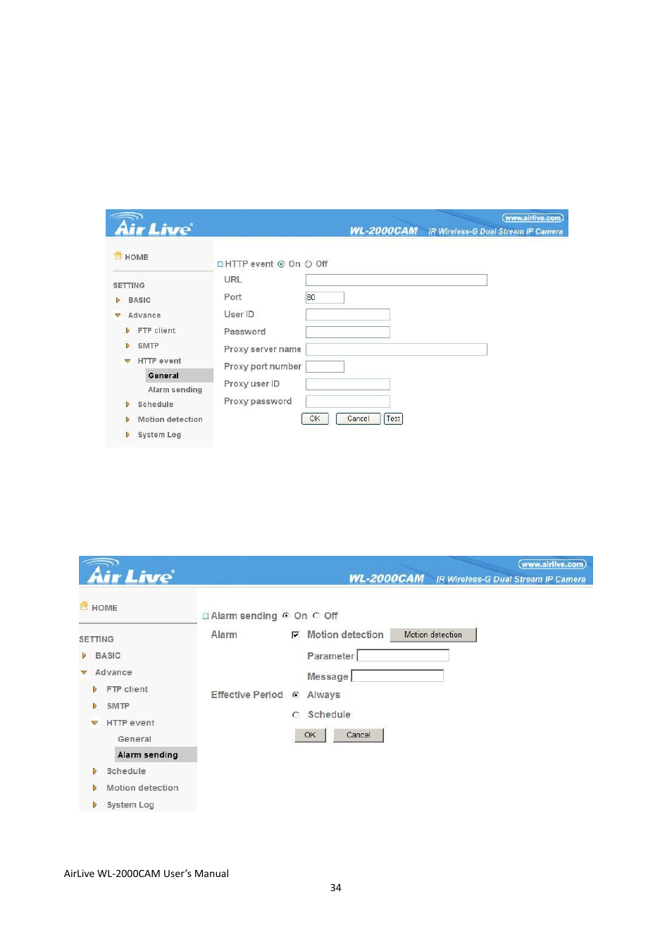 AirLive WL-2000CAM User Manual | Page 37 / 43