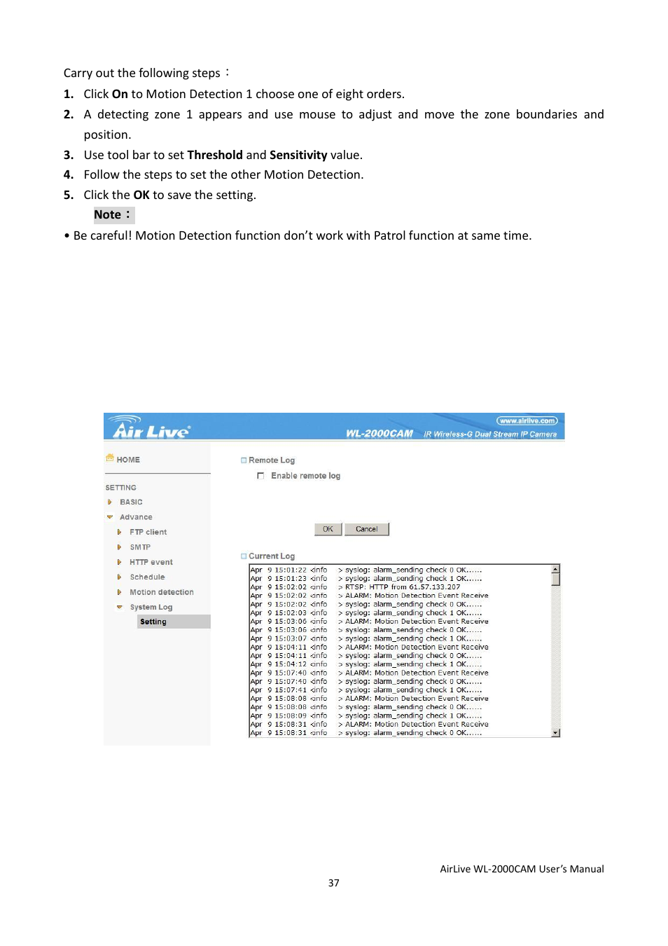 AirLive WL-2000CAM User Manual | Page 40 / 43