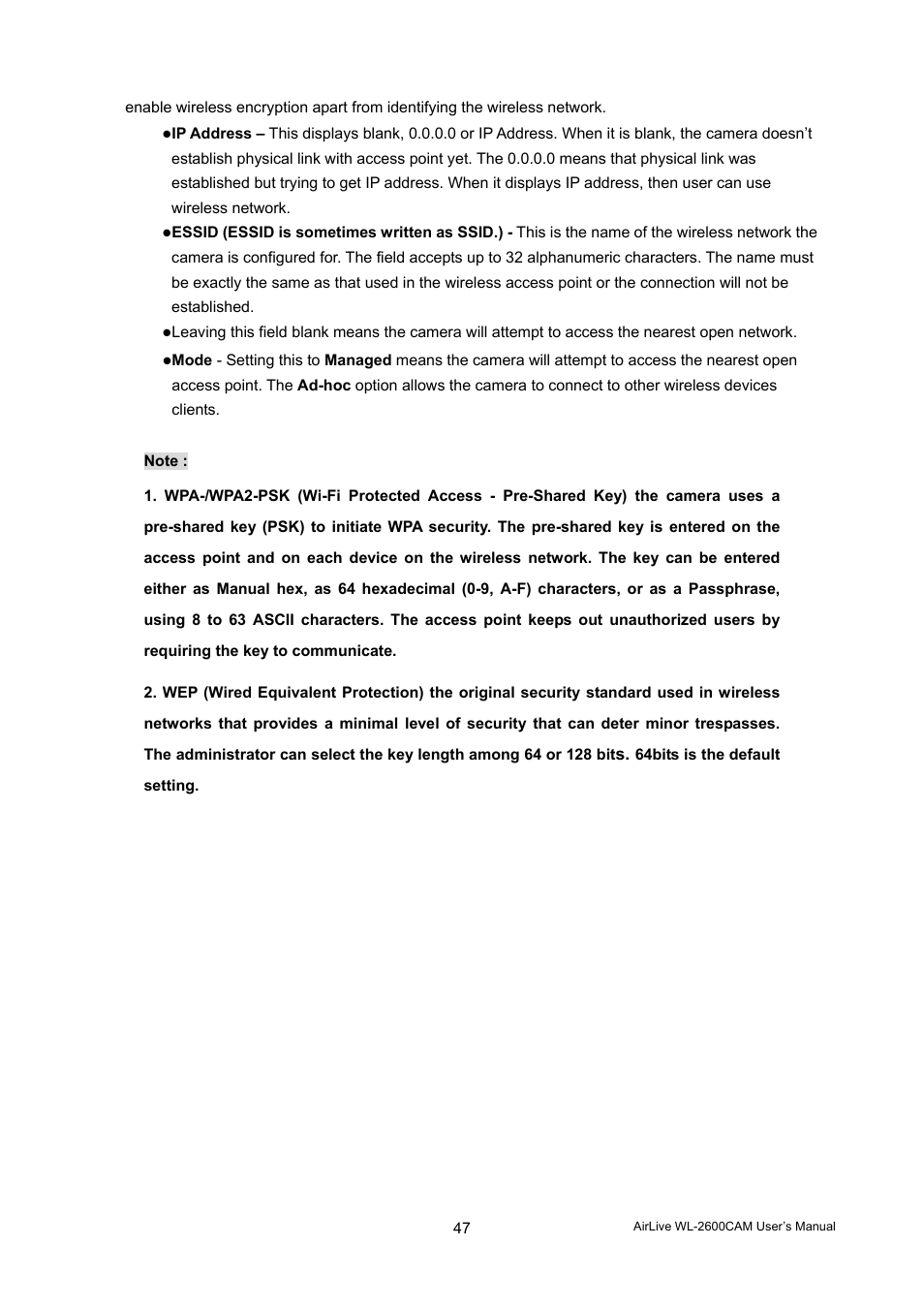 AirLive WL-2600CAM User Manual | Page 48 / 90