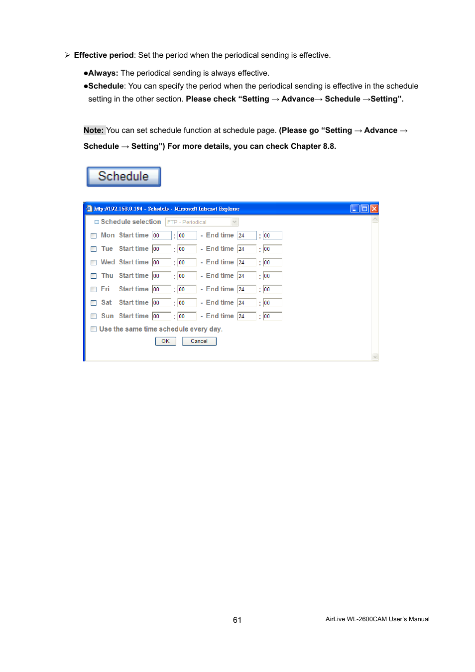 AirLive WL-2600CAM User Manual | Page 62 / 90