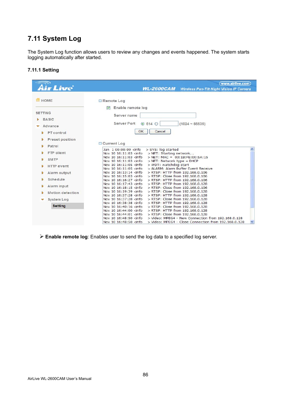 AirLive WL-2600CAM User Manual | Page 87 / 90