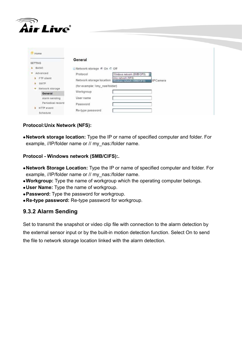 2 alarm sending | AirLive WL-350HD User Manual | Page 79 / 98